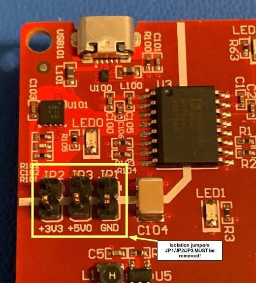 DRV8351EVM JP1/JP2/JP3 已移除