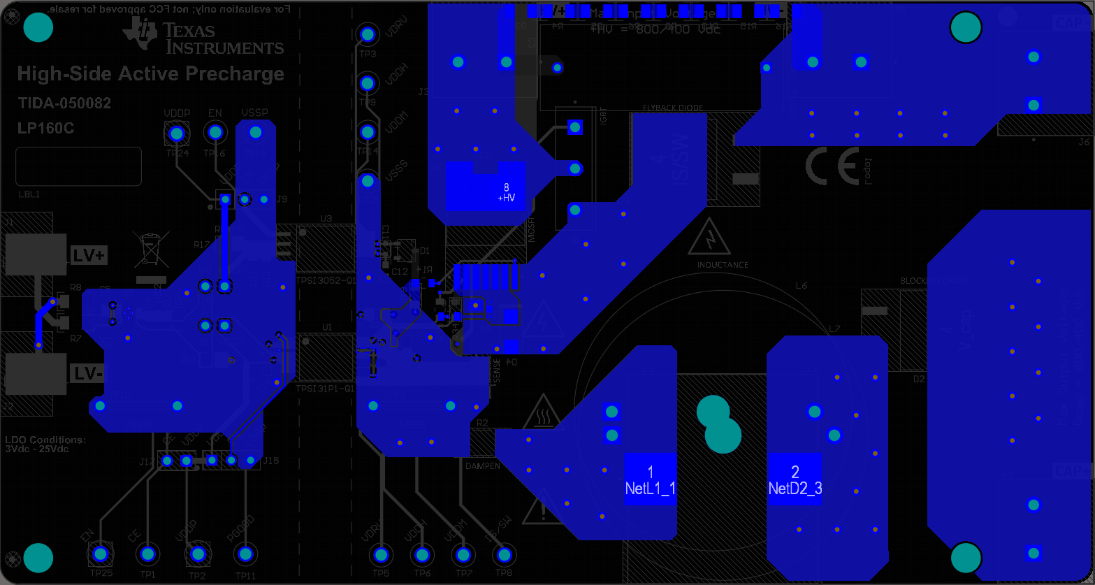 TPSI31PXQ1EVM PCB 底層