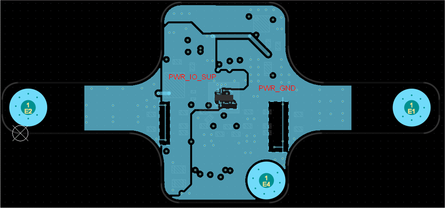 TIDA-010270 傳感器板電源層的布局