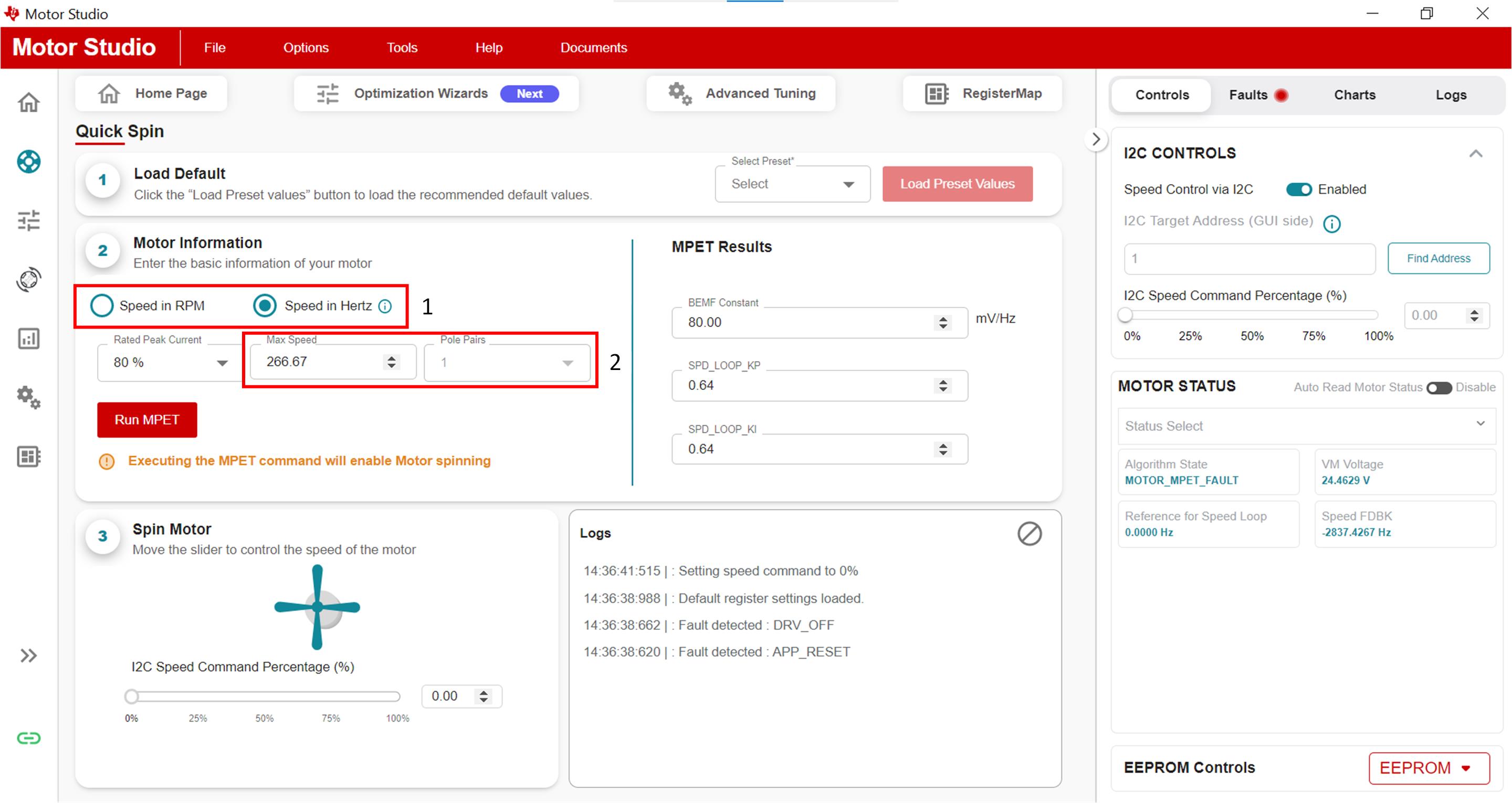  電機(jī)最大速度