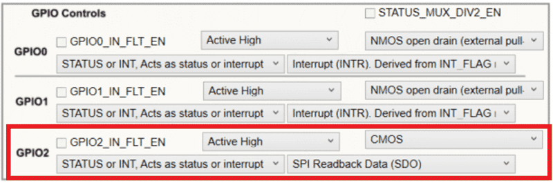 LMK5C33414AEVM SPI 模式的 GPIO2 設(shè)置