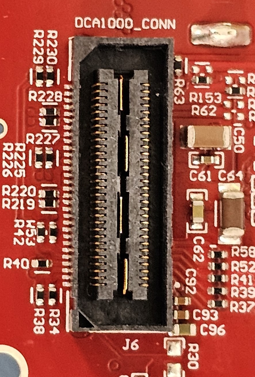 AWRL6844EVM IWRL6844EVM DCA1000 HD 連接器