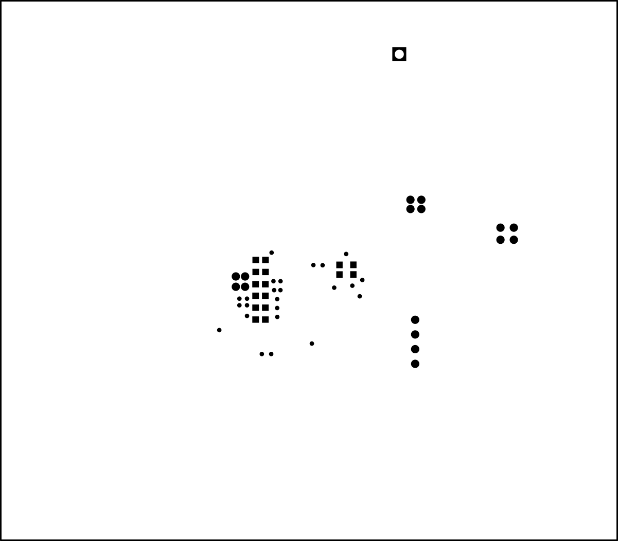 TPS7H5020EVM 底部阻焊層