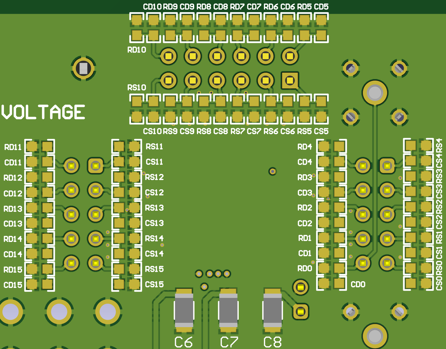 TMUX9616QFPEVM 電阻器和電容器負(fù)載占用空間