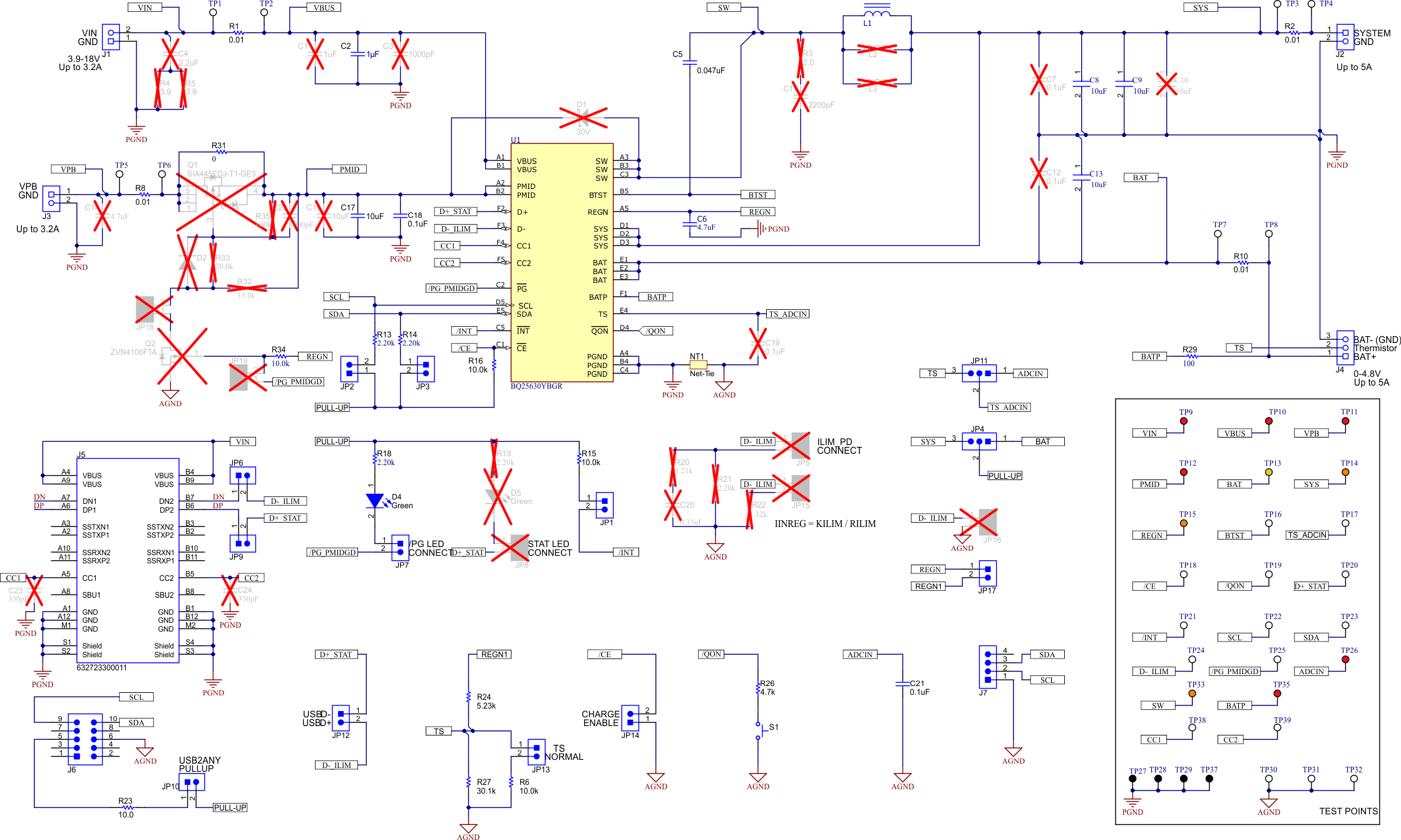 BQ25630EVM BQ25630EVM 原理圖