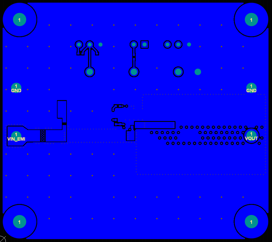TPSM33620QEVM EVM 底部銅層