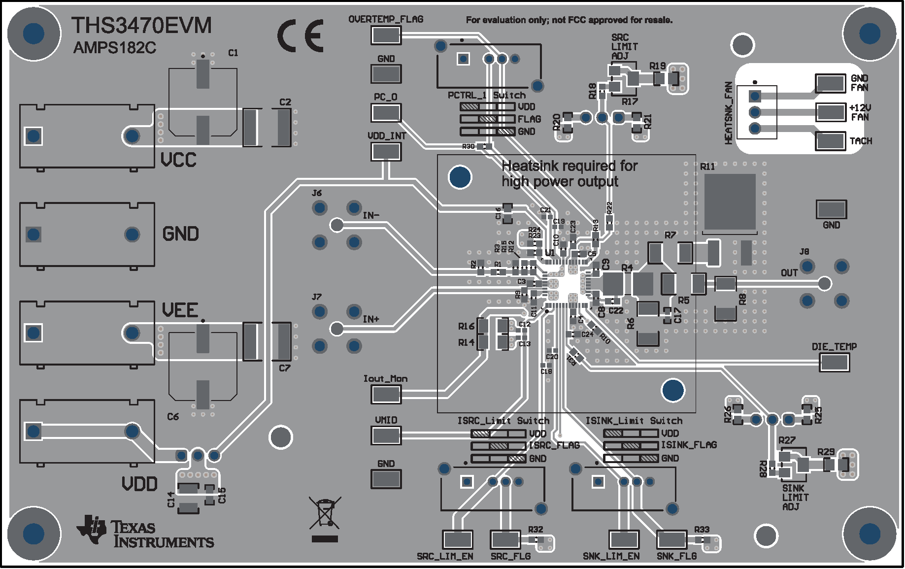 THS3470REBEVM THS3470REBEVM 頂層