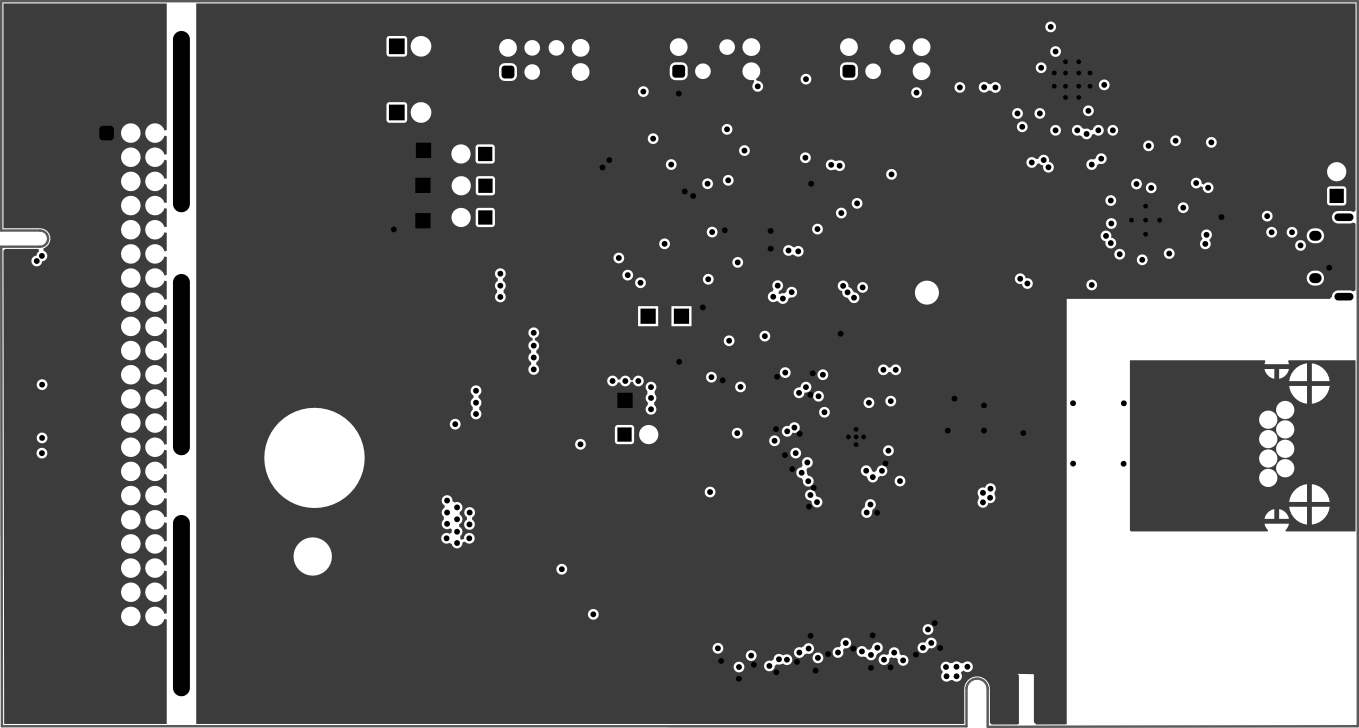 DP83826AEVM 第 2 層，GND