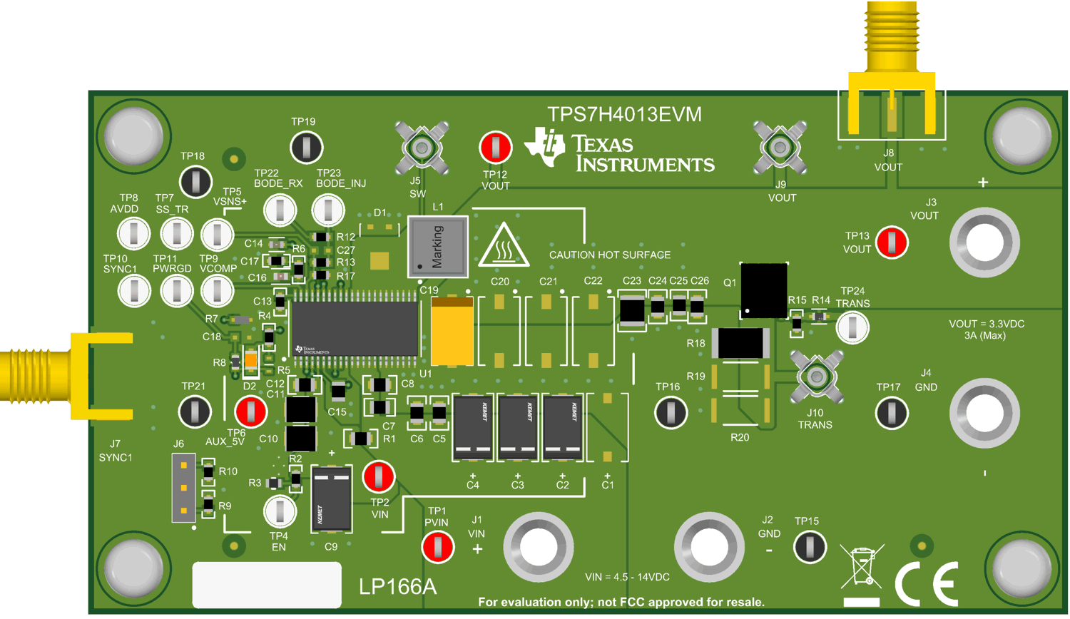 TPS7H4013EVM EVM 板