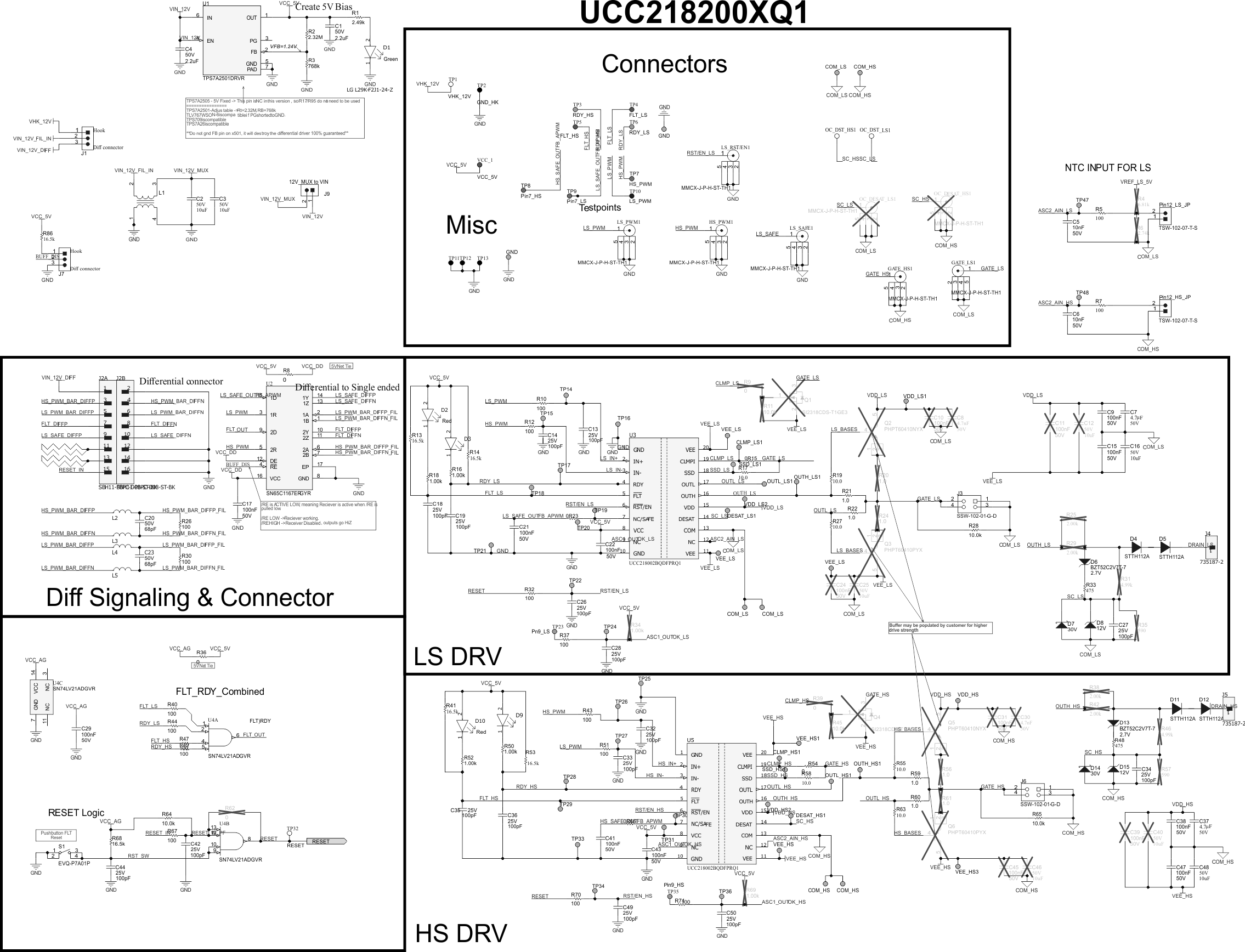 UCC218002QEVM-111 UCC218200EVM-111 EVM 原理圖