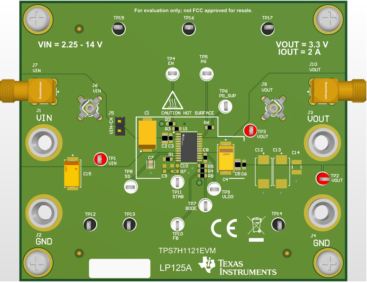 TPS7H1121EVM EVM 板