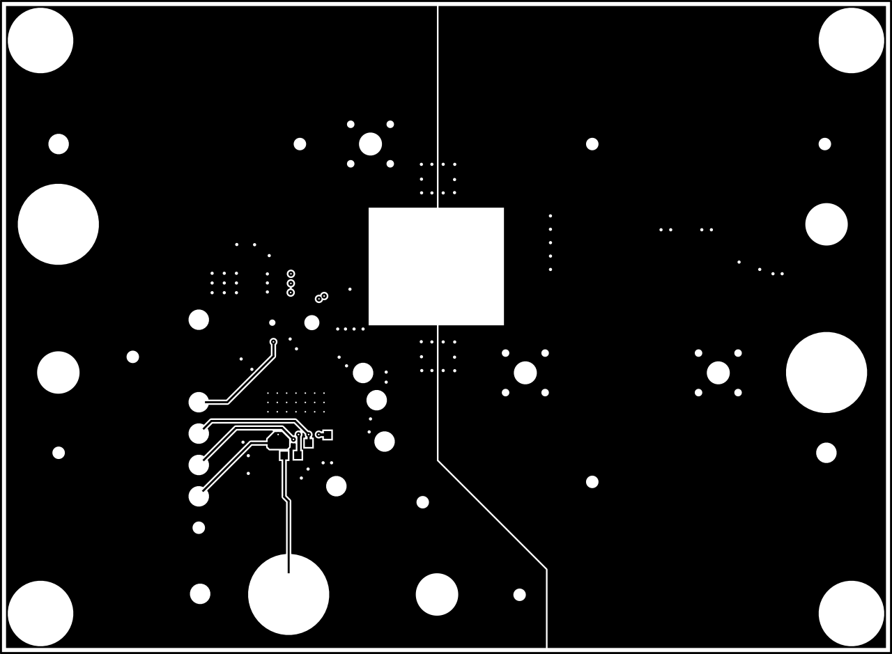 TPS7H5020FLYEVM 第 4 層（底部）