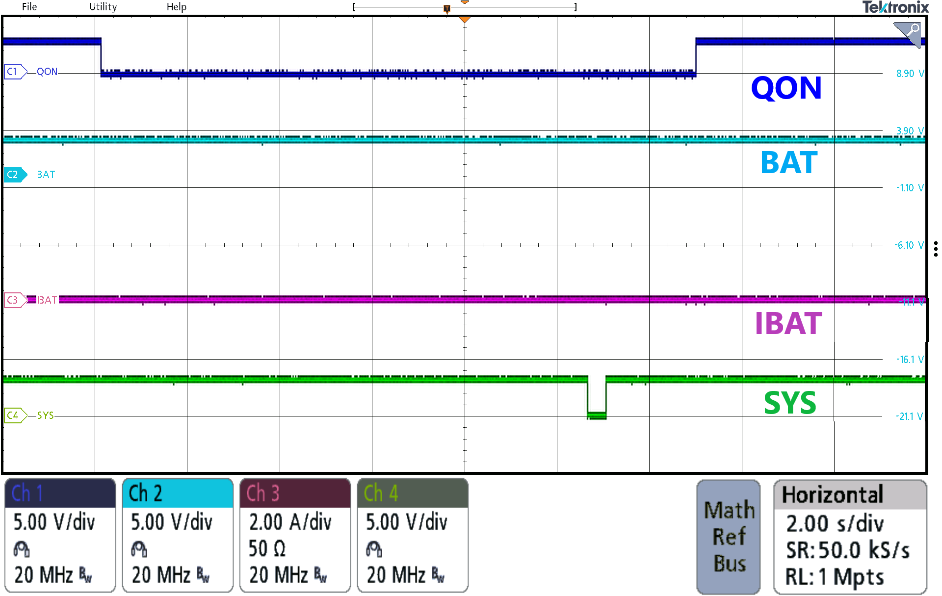 BQ24138 VBUS 不存在時(shí)由 QON 進(jìn)行系統(tǒng)復(fù)位 BQ24138 VBUS 不存在時(shí)由 QON 進(jìn)行系統(tǒng)復(fù)位