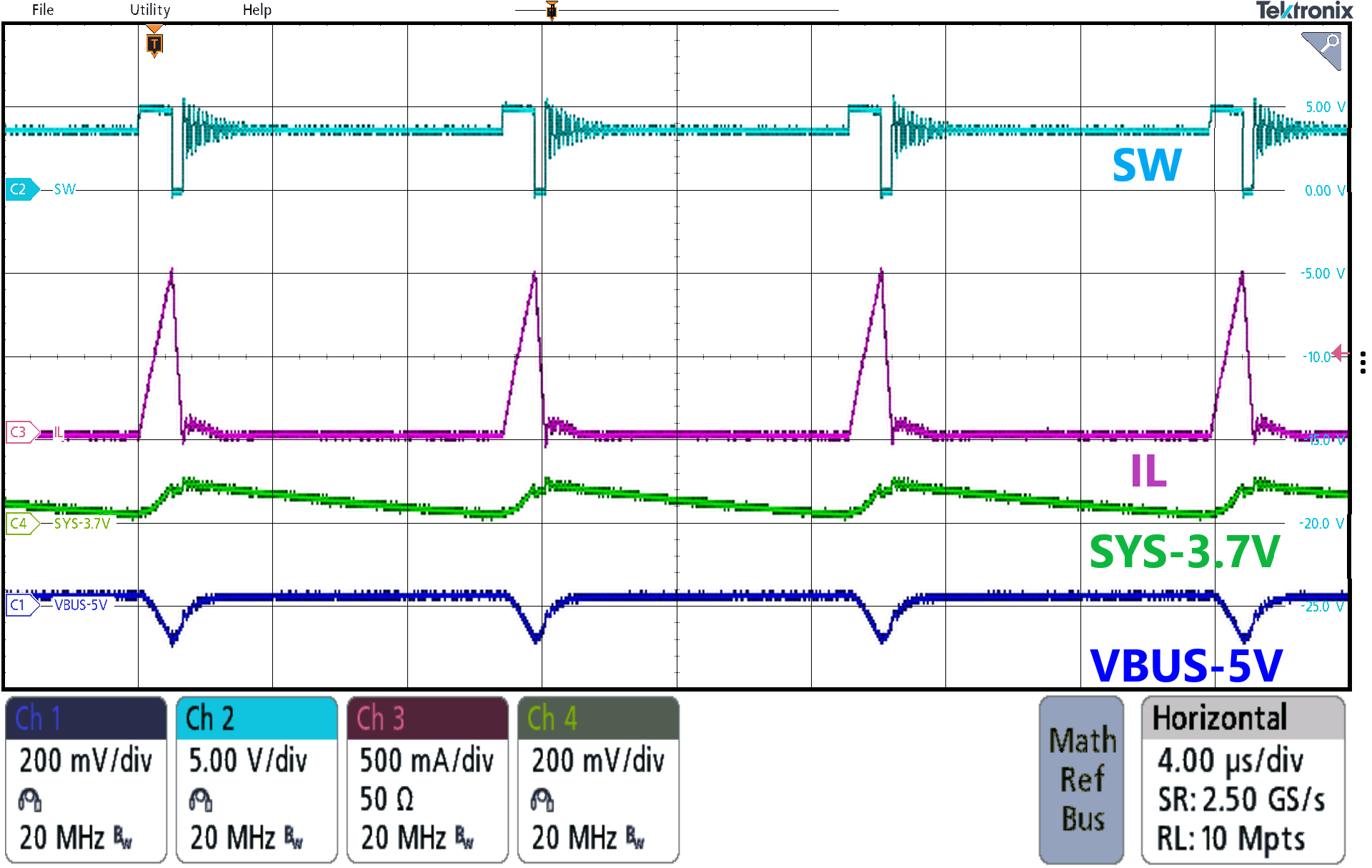 BQ24138 降壓模式下的 PFM 開關(guān) BQ24138 降壓模式下的 PFM 開關(guān)