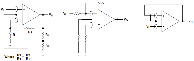 TLE2071 TLE2071A TLE2071AM TLE2071M TLE2072 TLE2072A TLE2072AM TLE2072M TLE2074 TLE2074A TLE2074AM TLE2074M 使用防護環(huán)