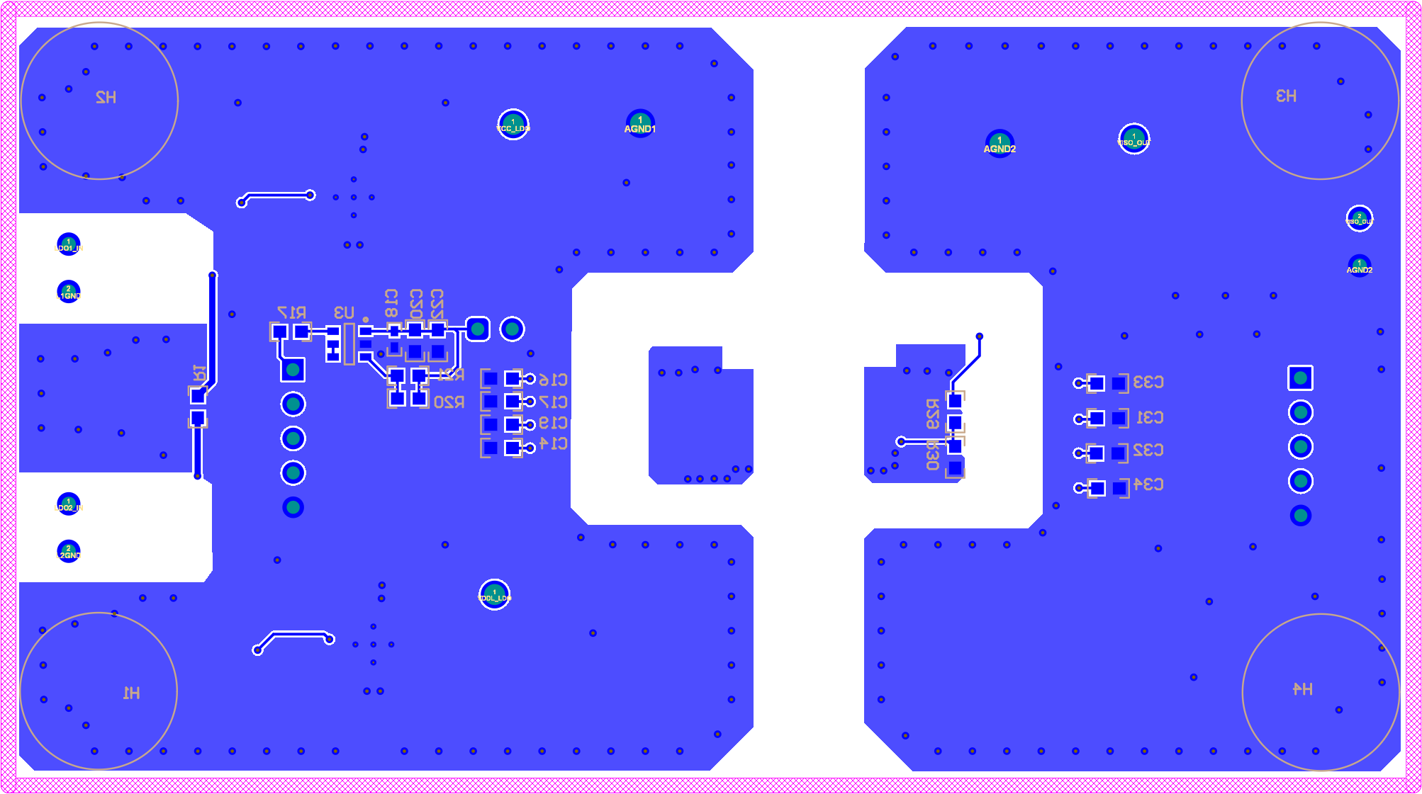 ISOW6441DWEEVM ISOW6441DWEEVM PCB 布局 - 底層